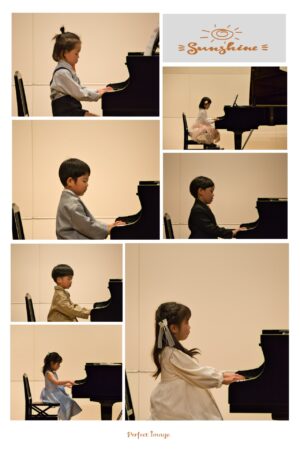 年中さんピアノ、暗譜でかっこよく演奏