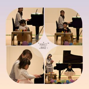 ３歳プレピアノ、ベルや連弾