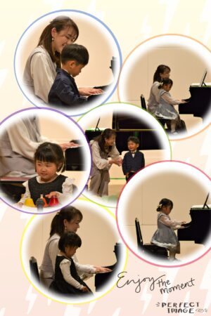 ３歳プレピアノ、連弾やソロも頑張りました