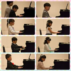 年長さん～１年生ピアノ、初めての発表会