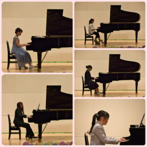 高学年のピアノ、大曲に挑戦し、感動のステージ